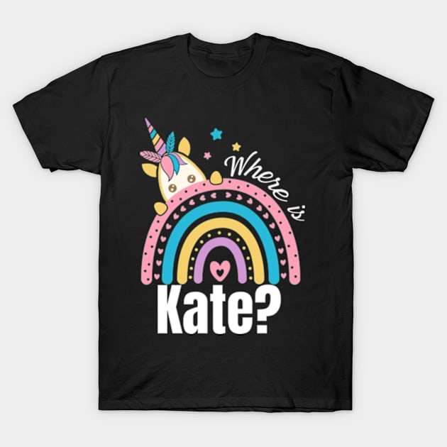 Where-is-Kate? T-Shirt by Alexa